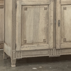 18th Century French Louis XVI Period Stripped Oak Buffet