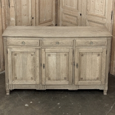 18th Century French Louis XVI Period Stripped Oak Buffet