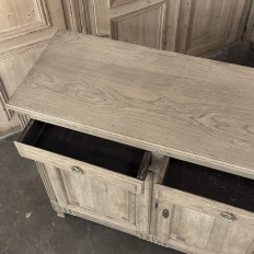 18th Century French Louis XVI Period Stripped Oak Buffet