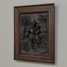 19th Century Renaissance Revival Carved Walnut Framed Panel
