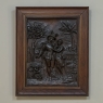 19th Century Renaissance Revival Carved Walnut Framed Panel