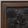 19th Century Renaissance Revival Carved Walnut Framed Panel