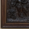19th Century Renaissance Revival Carved Walnut Framed Panel
