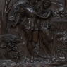 19th Century Renaissance Revival Carved Walnut Framed Panel