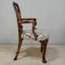 19th Century English Chippendale Style Carved Walnut Armchair