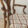 19th Century English Chippendale Style Carved Walnut Armchair