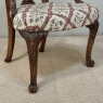 19th Century English Chippendale Style Carved Walnut Armchair