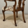 19th Century English Chippendale Style Carved Walnut Armchair