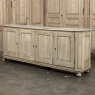 Antique Rustic European Stripped Oak Buffet ~ Credenza