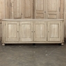 Antique Rustic European Stripped Oak Buffet ~ Credenza