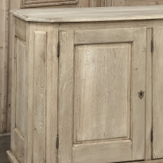 Antique Rustic European Stripped Oak Buffet ~ Credenza