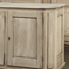 Antique Rustic European Stripped Oak Buffet ~ Credenza