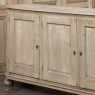 Antique Rustic European Stripped Oak Buffet ~ Credenza