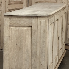 Antique Rustic European Stripped Oak Buffet ~ Credenza