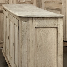 Antique Rustic European Stripped Oak Buffet ~ Credenza