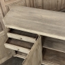 Antique Rustic European Stripped Oak Buffet ~ Credenza
