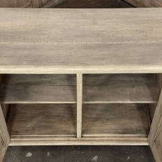 Antique Rustic European Stripped Oak Buffet ~ Credenza
