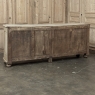 Antique Rustic European Stripped Oak Buffet ~ Credenza