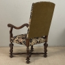 19th Century French Renaissance Revival Hand Carved Oak Armchair
