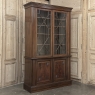 19th Century English Solid Mahogany Neoclassical Bookcase