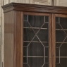 19th Century English Solid Mahogany Neoclassical Bookcase