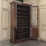 19th Century English Solid Mahogany Neoclassical Bookcase