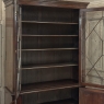 19th Century English Solid Mahogany Neoclassical Bookcase