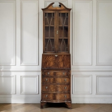 Antique English Mahogany Secretary ~ Bookcase