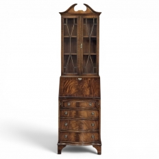 Antique English Mahogany Secretary ~ Bookcase