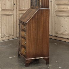 Antique English Mahogany Secretary ~ Bookcase