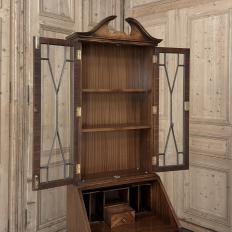 Antique English Mahogany Secretary ~ Bookcase