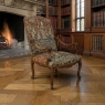 19th Century French Louis XV Style Cluny Tapestry Armchair