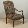 19th Century French Louis XV Style Cluny Tapestry Armchair