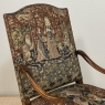 19th Century French Louis XV Style Cluny Tapestry Armchair