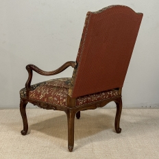 19th Century French Louis XV Style Cluny Tapestry Armchair