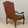 19th Century French Louis XV Style Cluny Tapestry Armchair