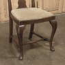 Set of 6 Antique Queen Anne Chestnut Dining Chairs