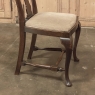 Set of 6 Antique Queen Anne Chestnut Dining Chairs