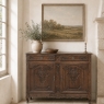 Antique Country French Louis XIV Oak Buffet