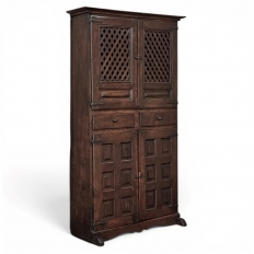 18th Century Spanish Rustic Walnut Cabinet ~ Cupboard
