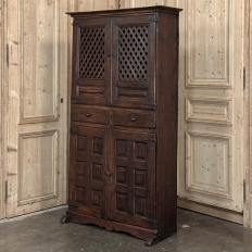 18th Century Spanish Rustic Walnut Cabinet ~ Cupboard