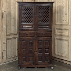 18th Century Spanish Rustic Walnut Cabinet ~ Cupboard
