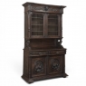 19th Century French Oak Hunt Bookcase ~ Display Cabinet
