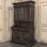 19th Century French Oak Hunt Bookcase ~ Display Cabinet
