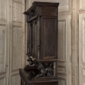 19th Century French Oak Hunt Bookcase ~ Display Cabinet