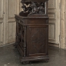 19th Century French Oak Hunt Bookcase ~ Display Cabinet