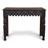18th Century English Rustic Gothic Style Oak Console ~ Sofa Table