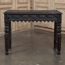18th Century English Rustic Gothic Style Oak Console ~ Sofa Table