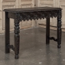 18th Century English Rustic Gothic Style Oak Console ~ Sofa Table