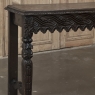 18th Century English Rustic Gothic Style Oak Console ~ Sofa Table